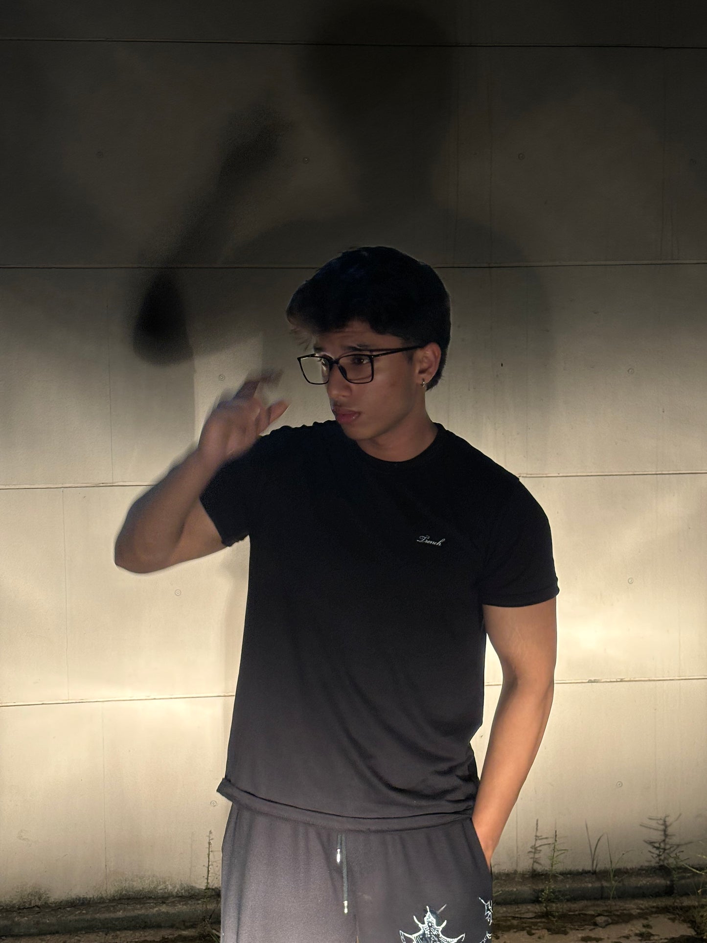 Flirt Hard Ghost Harder Slim fit Tee